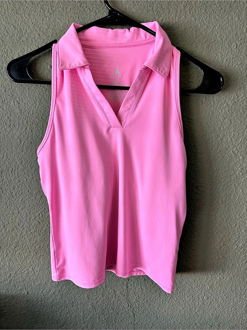 Kyodan Pink Sleeveless Athletic Top Size Medium Like New